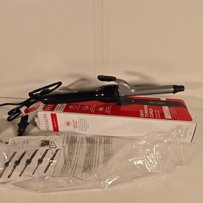 REVLON Perfect Heat Curling Iron, 3/4'' Ceramic Barrel 30 Heat Settings Auto-Shut