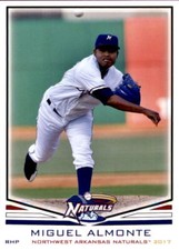 2017 Northwest Arkansas Naturals Grandstand #1 Miguel Almonte Dominican Republic