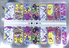 Color Nail Polish Strips, 16ct. Limited. 80s Memories. 👀 Description Below