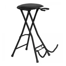 On-Stage DT7500 Guitarist Stool with Intraged Foot Rest DT-7500 Seat Stand Chair