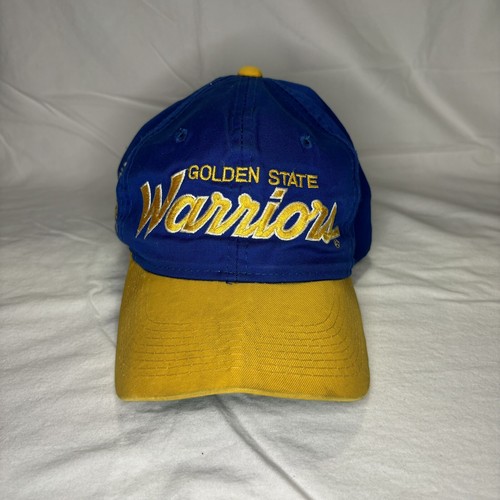Vintage Sports Specialties Golden State Warriors Script Snapback Hat Cap 90s - Picture 1 of 9