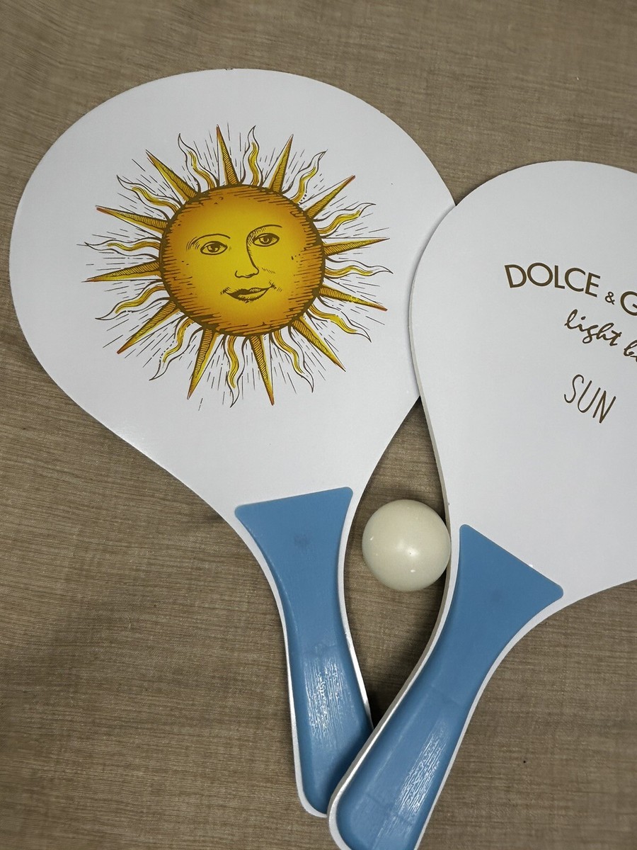 DOLCE&GABBANA Light Blue サッカーボール　ノベルティ Dolce And Gabbana Light Blue Paddle Ball Set | eBay