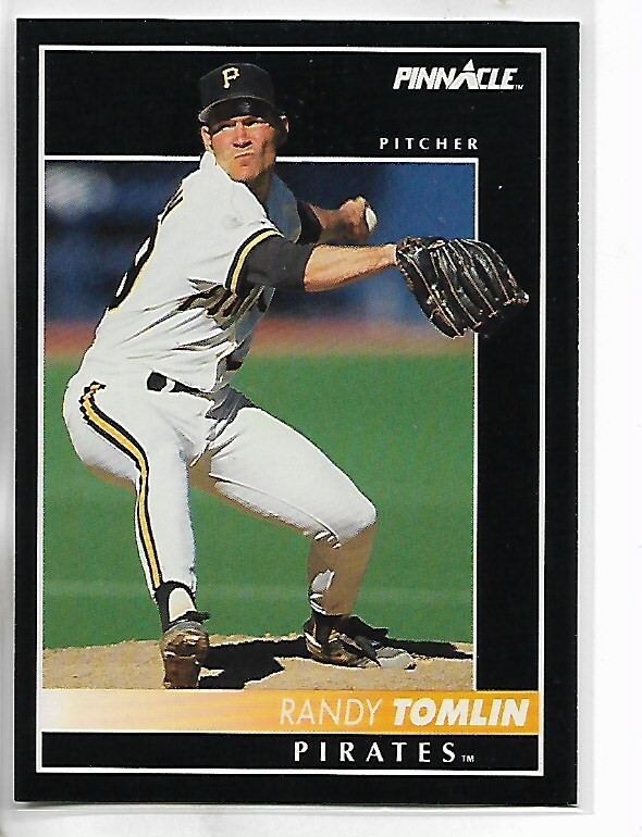 1992 Pinnacle Series 1 Randy Tomlin Card # 213