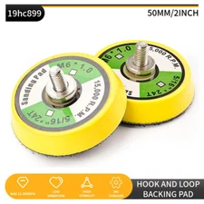 2pc 2" Mini Hook and Loop Face Sanding Pad Air Sander Pneumatic Tool Backer Disc