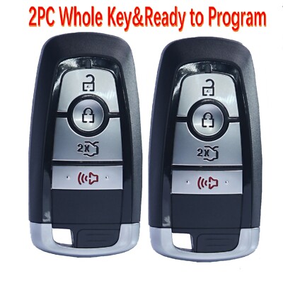 2 For 2017 2018 2019 2020 2021 2022 Ford Edge Fusion Explorer Remote Car Key Fob