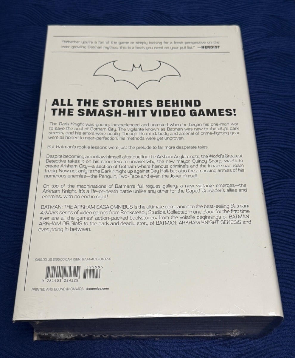 Batman the Arkham Saga Omnibus (DC Comics November 2018