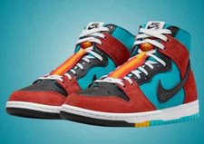 NIKE SB DUNK HI DECON QS TRAINERS UK 9 EU 44 SNEAKER BOOT FQ1775-400