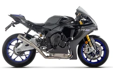 EXHAUST TERMINAL ARROW TITANIUM + ELIMINATES CATALYST YAMAHA R1 / R1M 2025