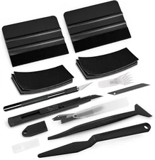 Vinyl Wrap Tool Window Tinting Kit with Vinyl Squeegee,Detachable Knife, Shan...