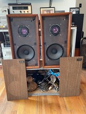 Vintage Wharfedale W30d Mark Ii Speakers Sound Great Very Nice England See Video