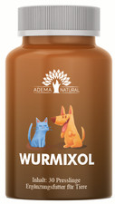 Adema Natural&reg; WURMIXOL Wurmmittel Wurmkur f&uuml;r Katzen & Hunde schnelle Wirkung