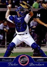 2013 Pensacola Blue Wahoos Grandstand #1 Tucker Barnhart Indianapolis Indiana IN