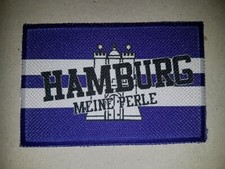 HAMBURG  MEINE PERLE  Aufnäher - Patch.   9x6 cm