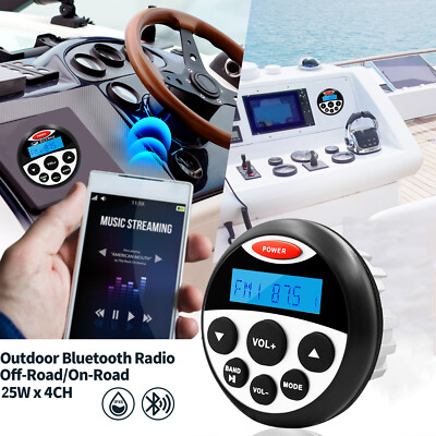 Radio Marine Bluetooth VELEX Marine Stereo, Audio Video Player FM