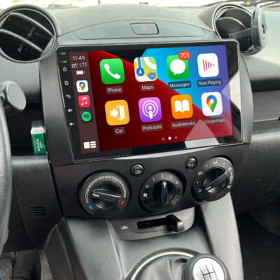 Quad Core 4GB+64GB Android 15 Head Unit for Mazda 2 2011-2014 9'' GPS WiFi BT5.0