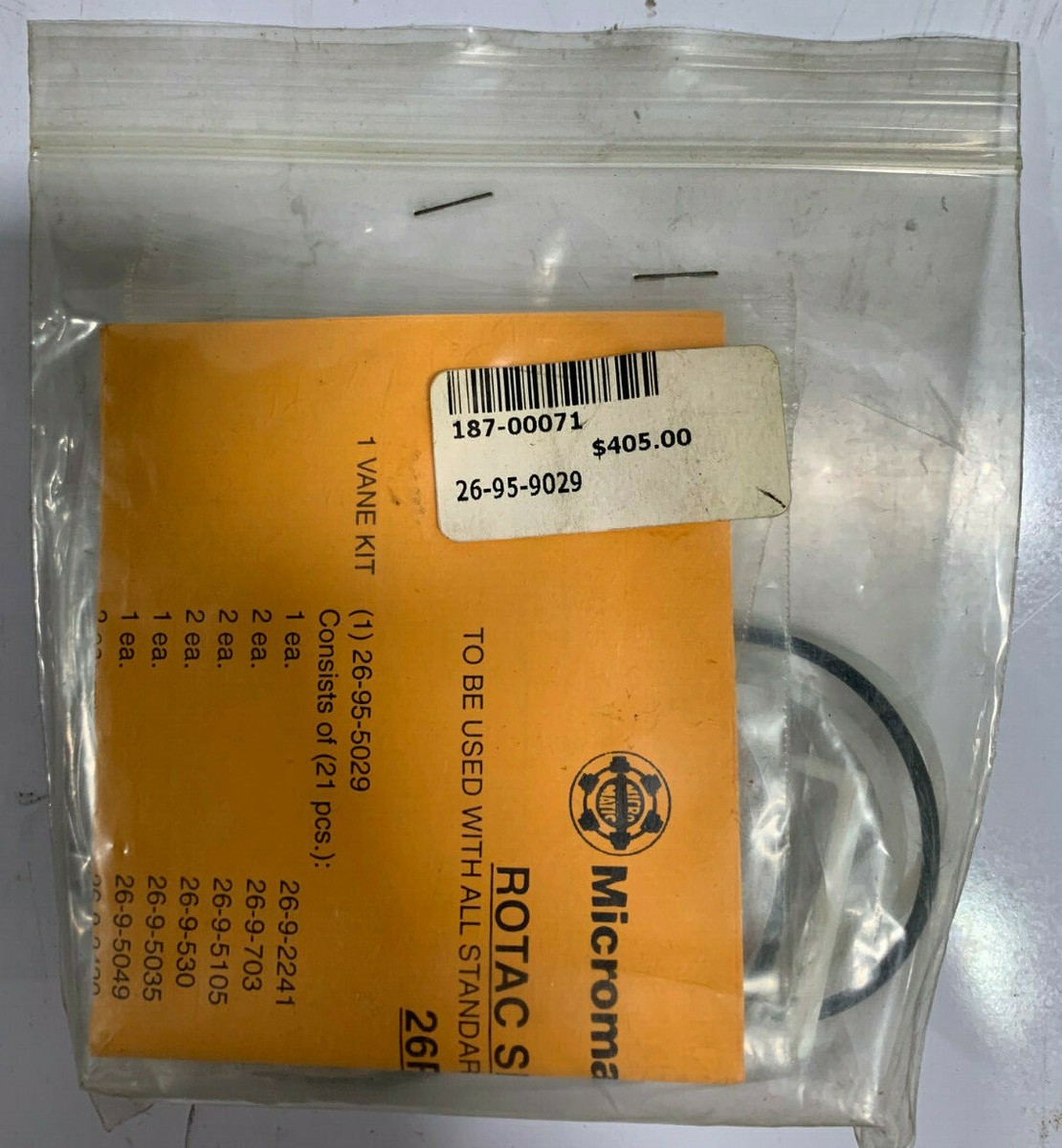 Micromatic Seal KIt: 26-95-9029 | eBay