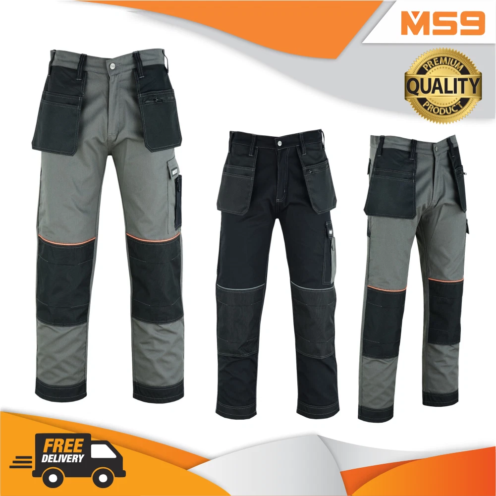 MS9 Mens Cargo Combat Work Trousers Pants Jeans Multi Pockets S5
Opens in a new window or tab