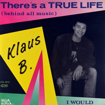 7'' KLAUS BRENDEL There's A True Life (Behind All Music) EUROPHON 1992 NEUWERTIG!