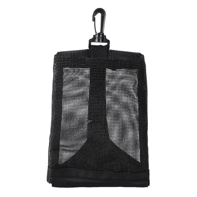 Scuba Diving Weight Pocket Equipment Holder Mesh Pouch Bag with Clip