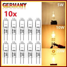 10 x Halogen-Lampe Bi-Pin Stiftsockellampe G4 12V 5W 10W 20W Dimmbar
