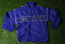 ADIDAS ORIGINAL MENS VINTAGE RETRO 80'S RAIN TRACK TOP JACKET SIZE L 44/46 8