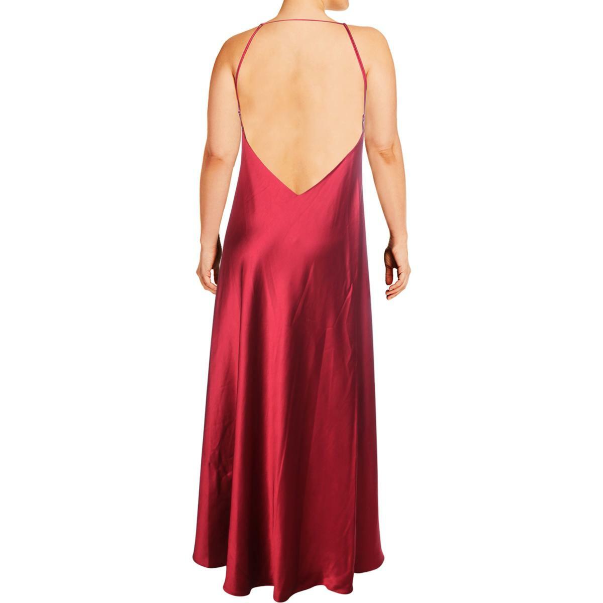 NWT $$298 BCBG MAXAZRIA Open Back Satin Slip Dress Rogue 6 10 | eBay
