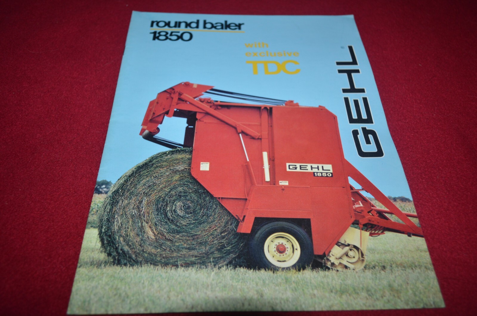 Gehl 1450 1850 Round Baler Dealer's Brochure MFPA2 eBay
