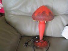 lampe champignon en patte de verre