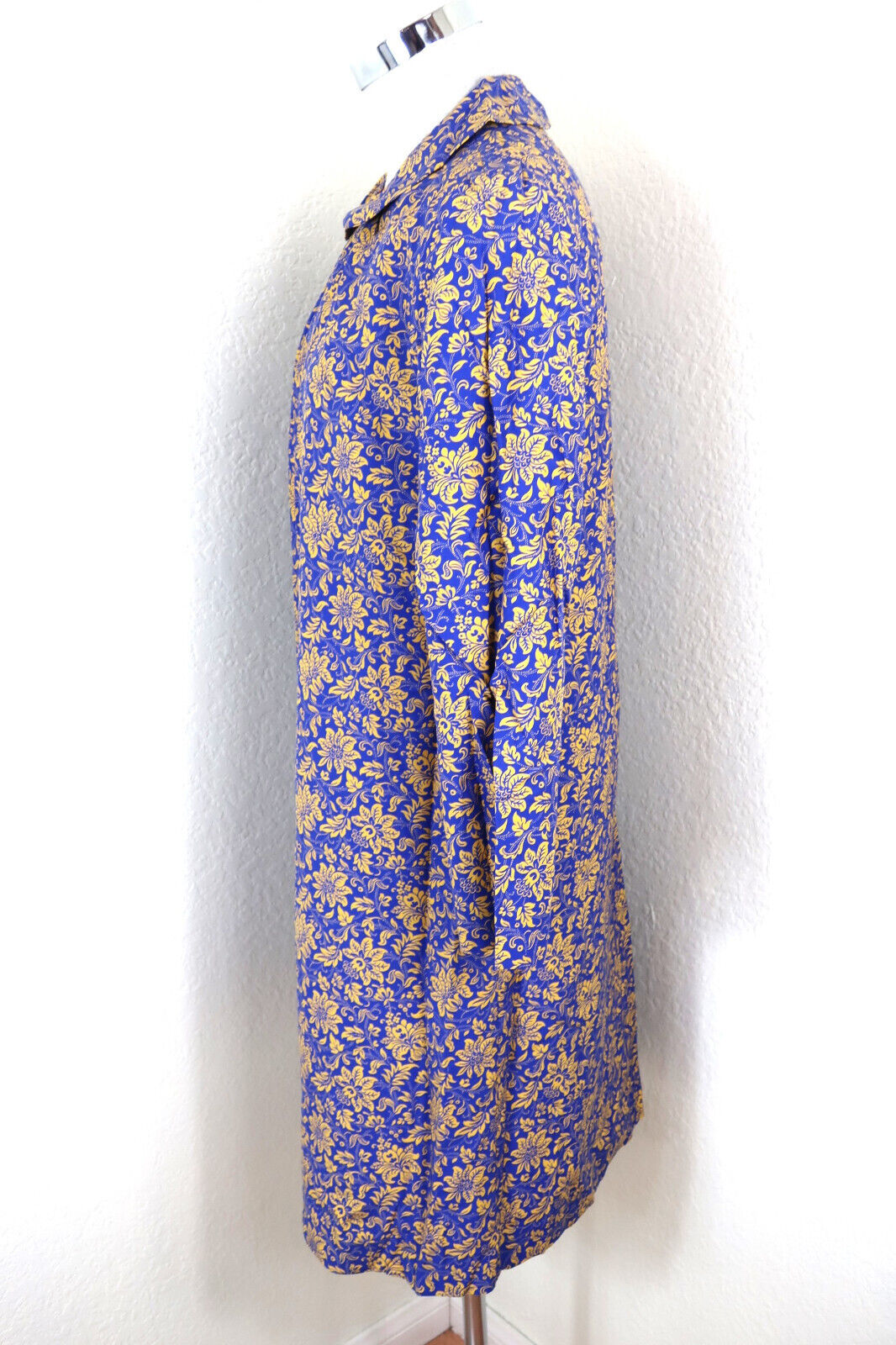 Vintage NWT LAURA ASHLEY Blue Floral Long Sleeve … - image 4
