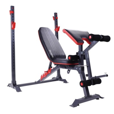 Powertrain Home Gym Workout Bench Press Incline Preachers Curl