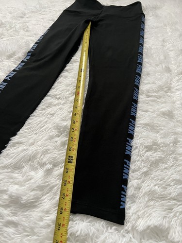 Victoria's Secret Pink Cotton High Waist Full Length Legging Schwarz Größe: M - Bild 6 von 7
