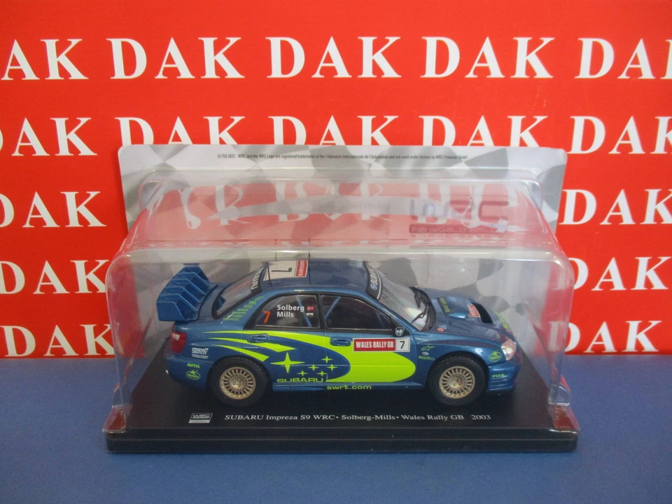 Die cast 1/24 Modellino Auto Subaru Impreza WRC Rally Wales 2003 P. Solberg - Immagine 4 di 4