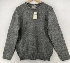 SCHOTT BROS. Sweater Mens M Wool Blend Jumper Rollneck Pullover Gray NEW
