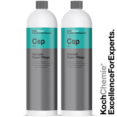 2x Koch Chemie Cockpit-Super-Pflege Csp Kunststoffinnenpflege glänzend 1L