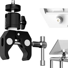 Starlink Mini Clamp Mount with Tripod Head 360° ABS Aluminum for RV Boat Pole