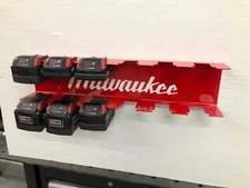 Milwaukee M18 Battery Holder - RED