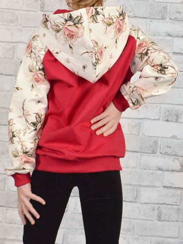 Girls Hooded Pullover Sweatjacke Hoodie Sweater Children 30329 - Picture 27 of 41
