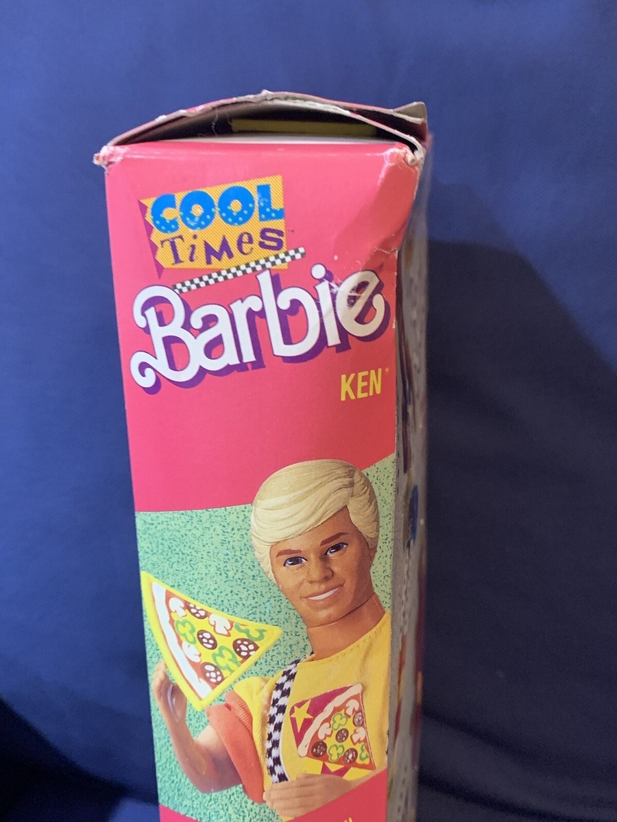 【KENちゃんさま専用①】 Vintage Cool Times Barbie Ken 1988 Mattel 3215 Rare Pizza & Kite