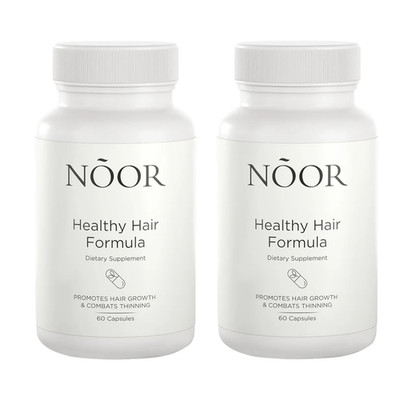2-Pack NOOR Healthy Hair Formula - NOOR Hair Growth Support Capsules - 120 Caps