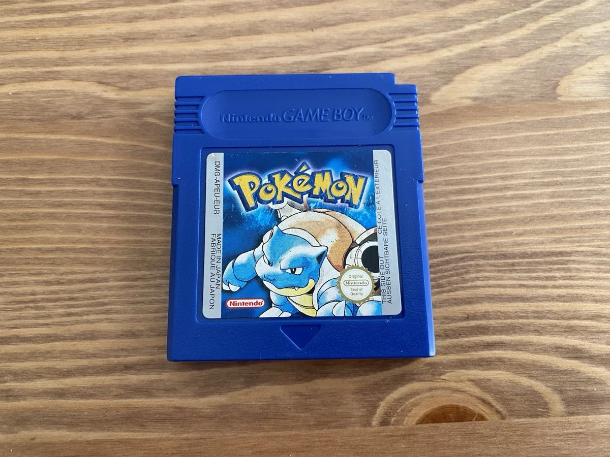 Pokémon Blue Version cover or packaging material - MobyGames