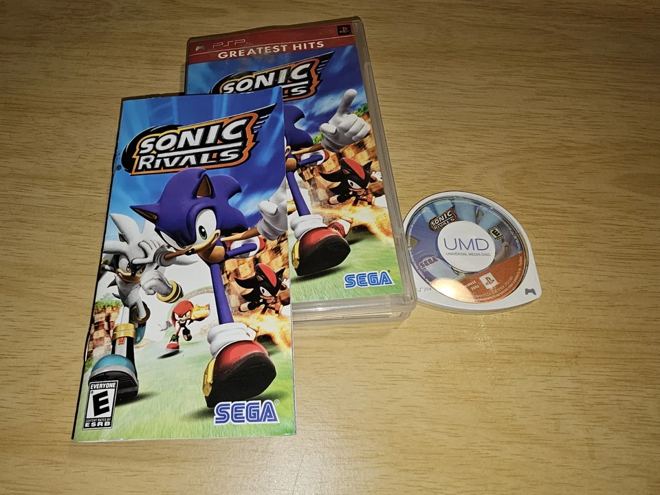 Sonic Rivals (Greatest Hits) (Sony PSP, 2006) - COMPLETE / CIB *TESTED - Image 4 of 4
