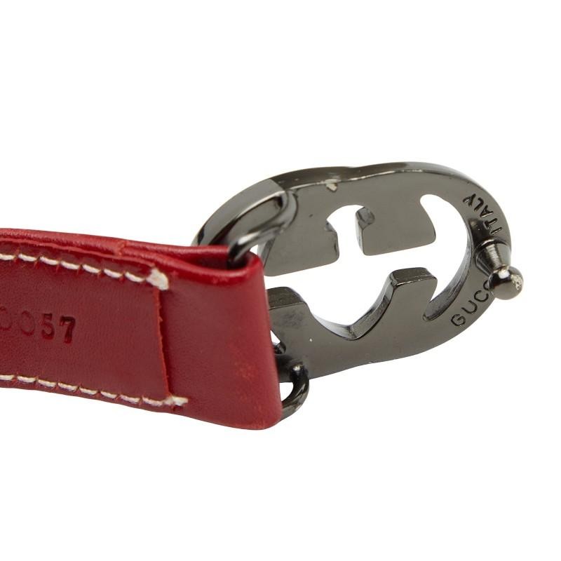 GUCCI Belt Size 70 28 Red Leather Women's Vintage Used | eBay