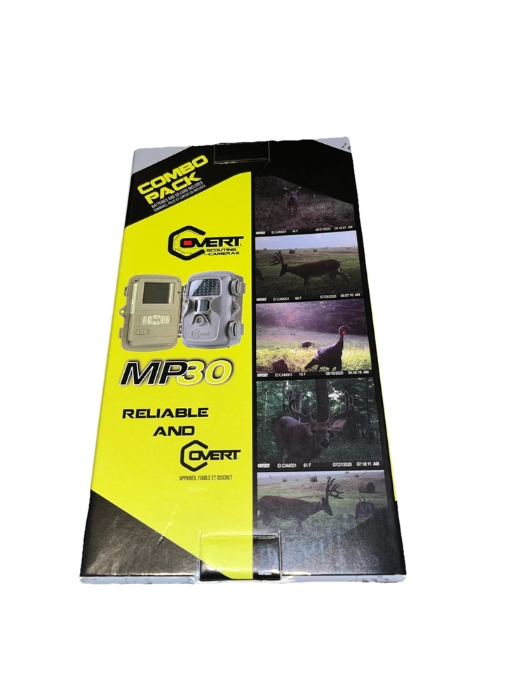 NEW Covert Scouting Camera MP30 Trail Cam Combo Pack Includes SD Card, Batteries - Image 4 of 4