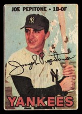 1967 Topps Venezuelan Joe Pepitone NY Yankees #209