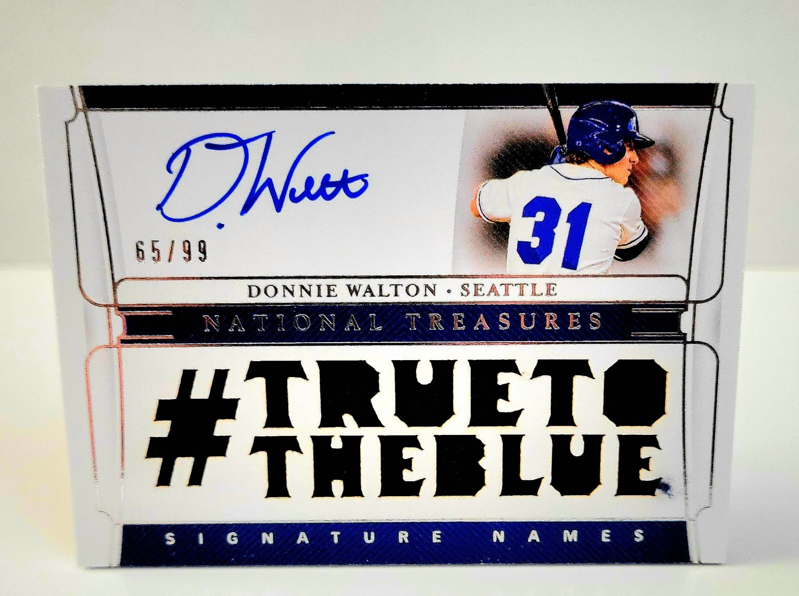 2020 Panini National Treasures Signature Names /99 Donnie Walton #SNA-DW Auto view 6