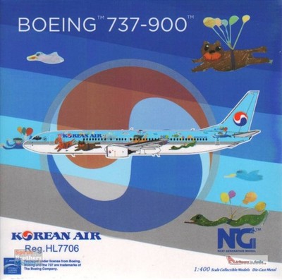 NGM79018 1:400 NG Model Korean Air B737-900ER Reg #HL7706 'Childrens Day'