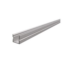AU-02-10, hohes U-Profil für 10-11.3mm LED Strips, 200cm, Aluminium eloxiert