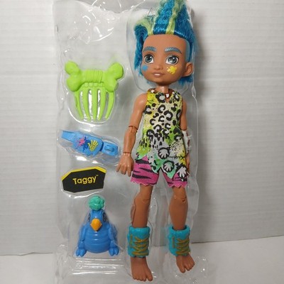 Cave Club SLATE 10 inch Fashion Doll with Dinosaur Pet Taggy LOOSE 
