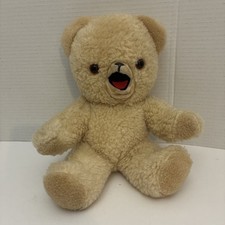 Vintage Snuggle Bear Plush 1982-85 Lever Trudy 9.5 in Sitting Fabric Softner