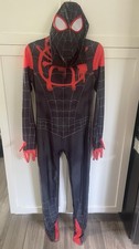 Adult Medium Marvel Miles Morales Spider-Man Spandex Costume Cosplay Zentai Suit